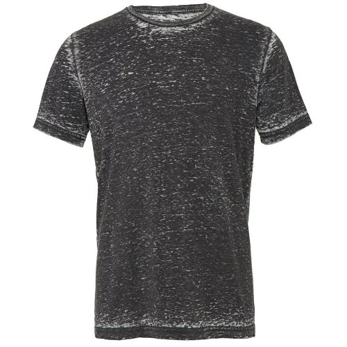 Bella Canvas Unisex Polycotton Short Sleeve T-Shirt Grey Acid Wash